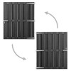 vidaXL Garden Gate WPC 39.4"x44.1" Gray - 2 of 4