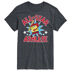 Men's - SpongeBob SquarePants - Baseball All Star Short Sleeve Graphic T-Shirt - 1 of 4