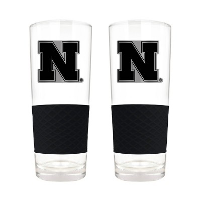 NCAA Nebraska Cornhuskers 22oz Score Pint Glass Set - 2pc