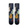 Stance X Wade Kids' 'Peace Patch Blue' Crew Socks - Black L - image 2 of 4