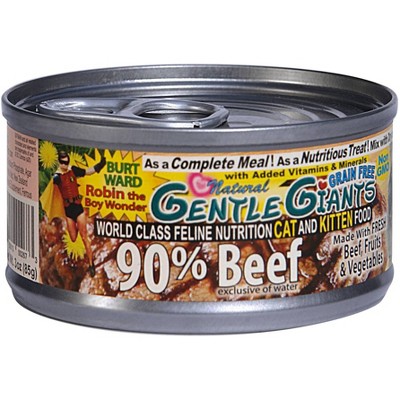 Gentle Giants Beef Wet Cat Food - 3oz