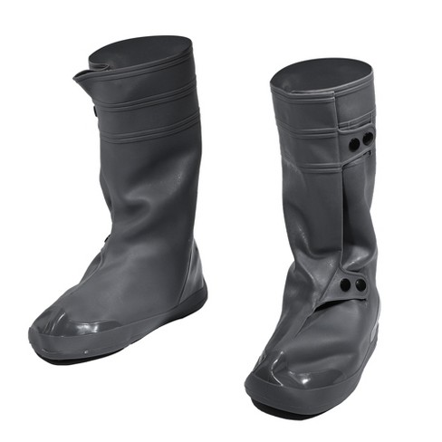 Unique Bargains Unisex Waterproof Reusable Rain Shoe Covers Ankle High Top  Boots Non-slip Pair : Target