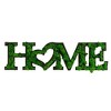 PAGED Eco-Friendly Preserved Moss Metal Wall Art, Wrought Iron Frame Wall Decor, Dynamic Letter Arrangement Framed Wall Art for Living Room - 3 of 4