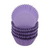 Unique Bargains Solid Color Disposable Baking Cups Greaseproof Paper 1.97"x1.18" 100 Pcs - 3 of 4