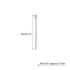 Unique Bargains DIY Craft Necklaces Bracelets Earrings Jewelry Making Iron 21 Gauge Eye Pins 200 Pcs - 2 of 4