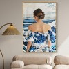 Art Remedy Great Wave Dress Fashion and Glam Wall Art Framed - 2 of 4