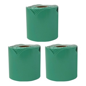 Carson Dellosa Education Grow Together Jade Green Rolled Scalloped Bulletin Board Borders, 65 Feet Per Roll, Pack of 3 - 1 of 4