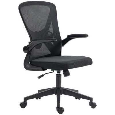 Mesh Office Chair, Mid-Back Computer Desk Chair with Lumbar Back ...