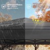 10x10 Heavy Duty Pop Up Canopy, Outdoor Canopy Tent with Portable Bag, 3 Adjustable Height - 3 of 4