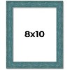 PosterPalooza | Photo Size Simple Blue Picture Frame - UV Acrylic, Foam Board Backing, Hanging Hardware - 2 of 4