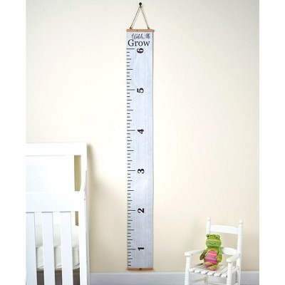 Sentiment Ruler Growth Chart - Child Height Tracker - Watch Me Grow - White