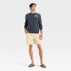 Men's USA French Terry Crewneck Sweatshirt - Goodfellow & Co™ Navy Blue - 3 of 3