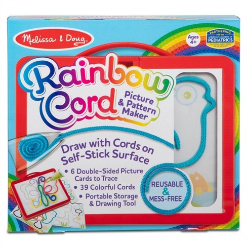 etiket Tid derefter Melissa & Doug Rainbow Cord Picture & Pattern Maker : Target