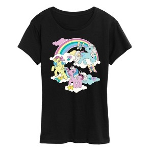 Women's - My Little Pony - Rainbow Scene Short Sleeve Graphic T-Shirt - 1 of 4