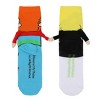 Chucky & The Bride Of Chucky Women’s Casual Crew Magnetic Hand Holding Socks - 2 of 4