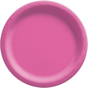 Bright Pink Dinner Plate 8.5" Pack of 20 - 1 of 1