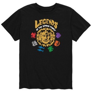 Men's - Legends of The Hidden Temple - Logo with Team Icons Short Sleeve Graphic T-Shirt - 1 of 4