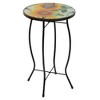 Northlight 19" Sunflower and Bumblebee Glass Patio Side Table - image 4 of 4