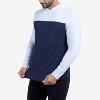 XRAY Mens Long sleeve Colorblock Hooded T-Shirt - 4 of 4