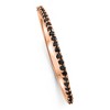 Pompeii3 1/10ct Black Diamond Stackable Ring 14K Rose Gold - 3 of 4