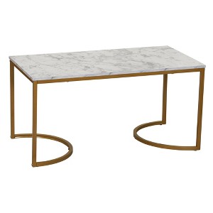 Household Essentials Half Moon Side End Table - 1 of 4