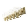 Livex Lighting Birmingham 5 - Light Vanity in  Antique Brass - 4 of 4