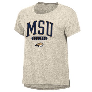 NCAA Montana State Bobcats Women's Oatmeal T-Shirt - 1 of 3