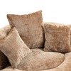 Sapphtopaz Chenille Bean Bag Chair High Back Bean Bag Chairs for Adult Oversized Sofa Chair with Three Pillows Accent Chair for Living Room, Bedroom - 4 of 4