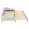 NicBex 75" Twin Size Day Bed with Trundle, Morden Daybed with LED Lights and Crown Headboard for Bedrooms - 3 of 4