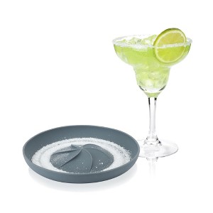 True Frill Cocktail Rimmer, Gray, Dishwasher Safe Food Grade Silicone, Glass Rimmer, Bar Tools - 1 of 4