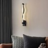 YIYIBYUS Modern Wall Sconce, Black LED Wall Light 16.14×2.56 inches Wall Sconce Lighting - 2 of 4