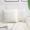 PiccoCasa Soft Velvet Solid Cushion Throw Pillow Covers 2 Pcs - 2 of 4