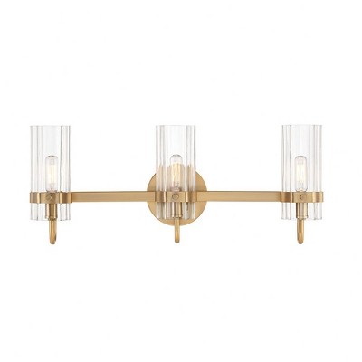 Eurofase Lighting Brook 3 - Light Vanity in  Brass