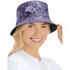 Collections Etc Stylish Mixed Print Reversible Brimmed Hat - 3 of 4