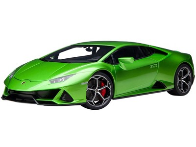 Lamborghini Huracan EVO Verde Selvans Green Metallic 1/18 Model Car by Autoart