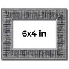 PosterPalooza | Photo Size Distressed Black Picture Frame - UV Acrylic, Foam Board Backing, Hanging Hardware - 2 of 4