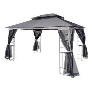 Maliang 13x10 ft Outdoor Patio Gazebo Canopy Tent With Ventilated Double Roof And Detachable Mosquito net for Lawn, Garden, Backyard - 1 of 4