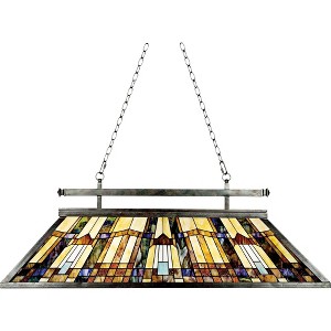 Quoizel Inglenook 47 1/2" Tiffany-Style Kitchen Island Chandelier - 1 of 1