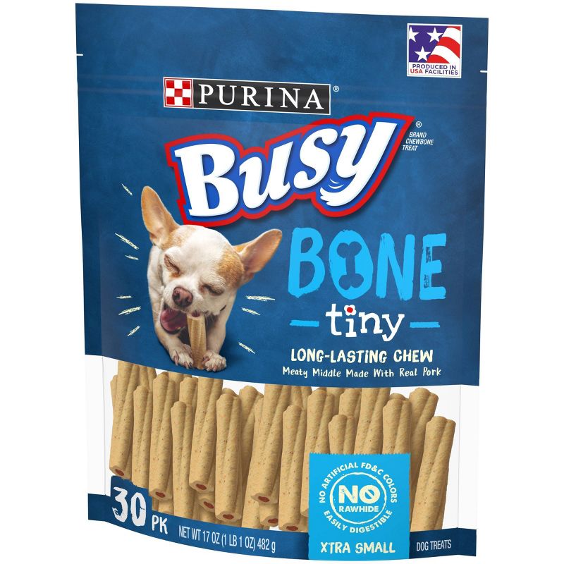 Purina Busy Bone Tiny Chewy Pork Flavor Dog Treats, 5 of 7