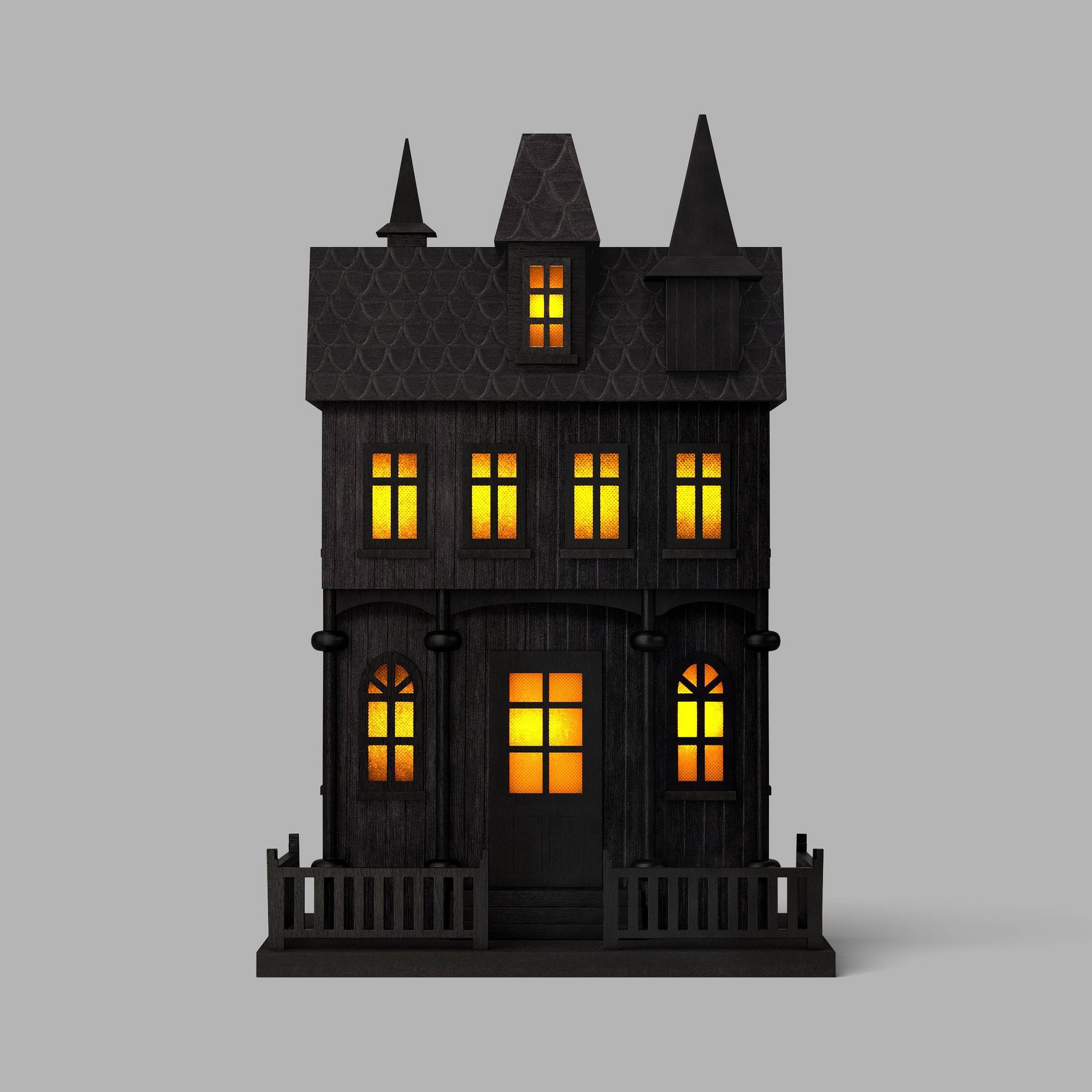 XL Wooden Halloween Haunted House - Threshold™