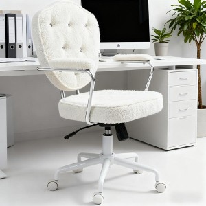 Racxily Tufted Office Chair, Adjustable Height with Plush Comfort for Home Office - 1 of 4