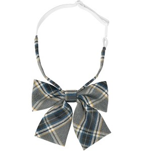 INSPIRE CHIC Women's Pre-tied Colorful Plaid Elastic Strap Party Costume Bow Ties - 1 of 4