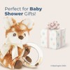 Bearington Baby Lil' Willow Plush Fawn Shaker Toy Ring Rattle, 5 inches - 4 of 4
