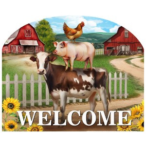 Briarwood Lane Summer Art Sign 8.25x10.25 Farm Friends For Summer Art Sign - 1 of 4