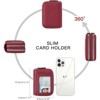 FATMOON RFID Blocking Leather Wallet for Women - Double Zipper Card Holder with ID Window,Large Capacity for Everyday Carry Travel Commuting - 3 of 4