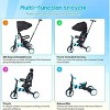 7-in-1 Toddler Tricycle for 10M-5Y, Kids Trike with Push Handle, Canopy, Safety Belt & Rotatable Seat - 2 of 4
