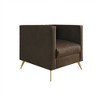 Home Design Weiss Velvet Square Arm Chair - 4 of 4
