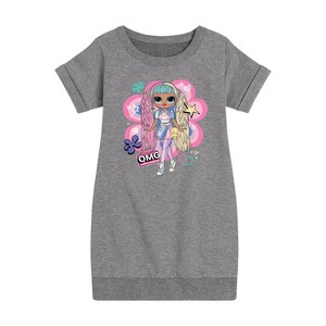 Girls' - LOL Surprise! - Candylicious Original Graphic Short Sleeve Fleece Dress - 1 of 4