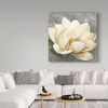 Albena Hristova 'Magnolia Blossom on Gray' Canvas Art - 3 of 3