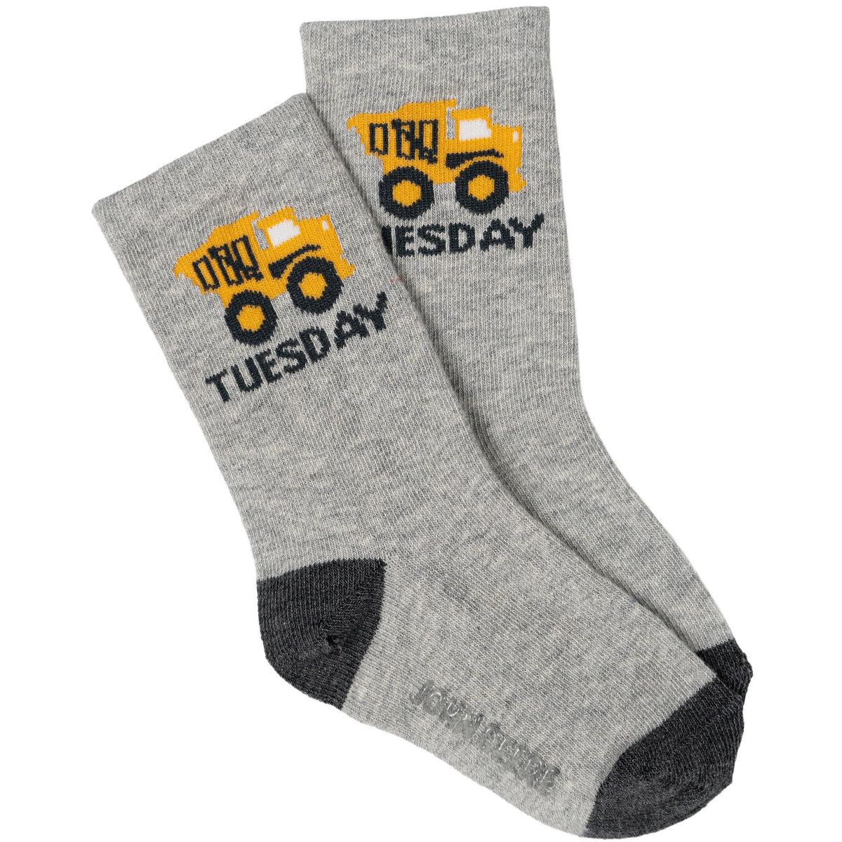 John Deere Toddler Boys' Non-Slip Grip 7-Pack Crew Socks - thumbnail 7